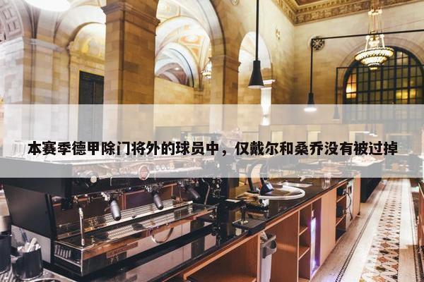 本赛季德甲除门将外的球员中，仅戴尔和桑乔没有被过掉