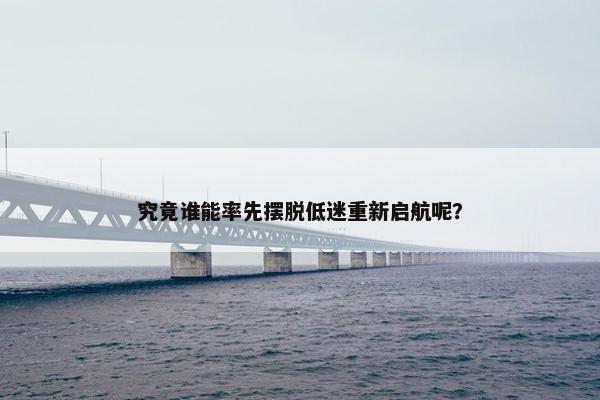 究竟谁能率先摆脱低迷重新启航呢？