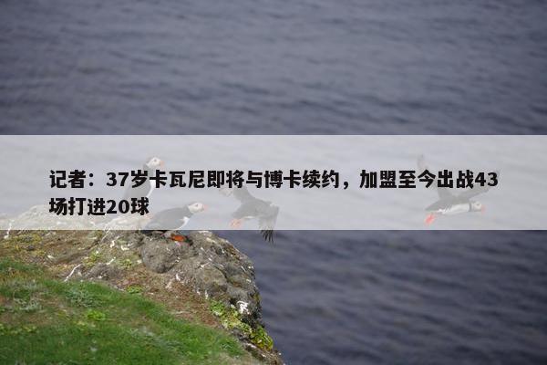 记者：37岁卡瓦尼即将与博卡续约，加盟至今出战43场打进20球